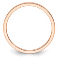 14K Rose Gold 1.2mm Flat Stackable Band