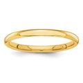 14k Polished 2mm Band