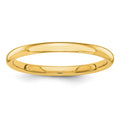 10K Polished 2mm Stackable Band