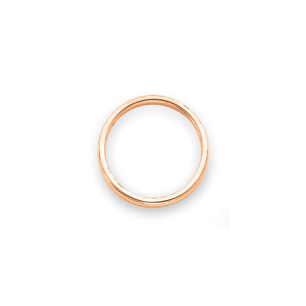 10K Rose Gold Polished 2mm Stackable Band
