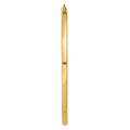 Single 14k 2mm Square Tube Hoop Earring