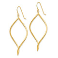 14k Twisted Drop Earrings