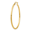Single 14k Polished 2x45mm Lightweight Tube Hoop Earring