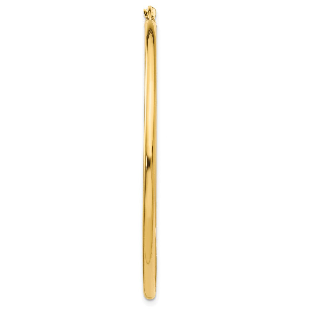 Single 14k Polished 2x50mm Tube Hoop Earring