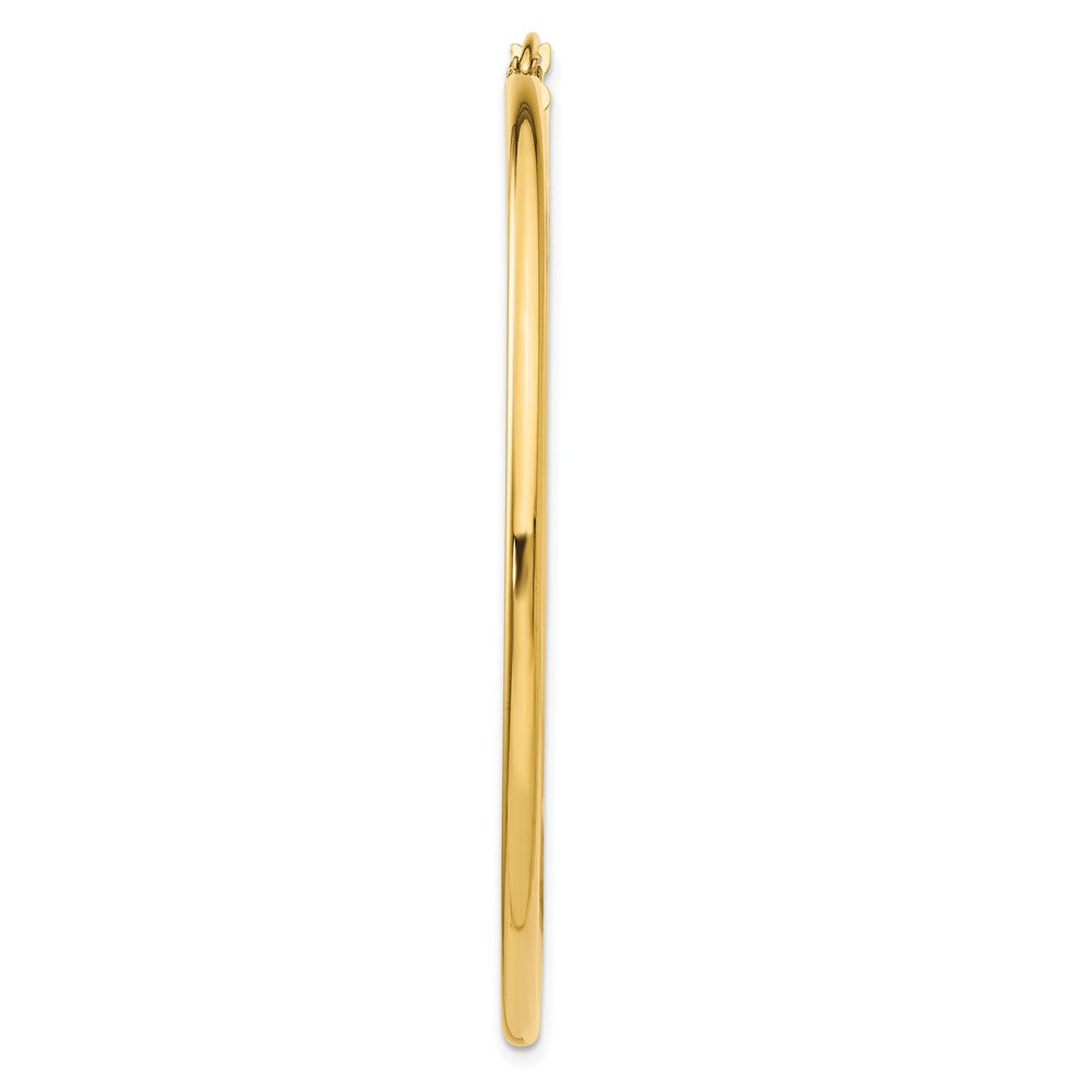 Single 14k Polished 2x55mm Lightweight Tube Hoop Earring
