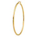 Single 14k Polished 2x60mm Tube Hoop Earring