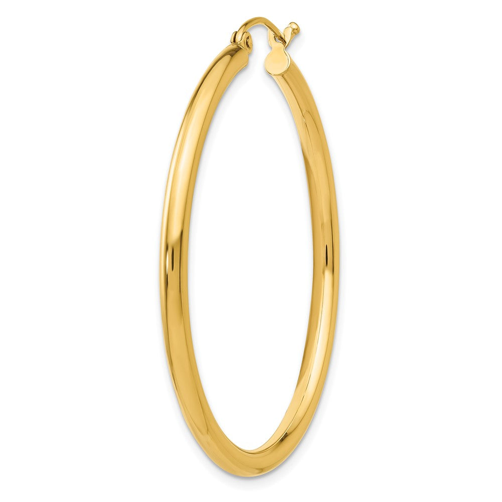 Single 14K Polished 2.5mm Tube Hoop Earring