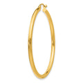 Single 14K Polished 2.5mm Lightweight Tube Hoop Earring