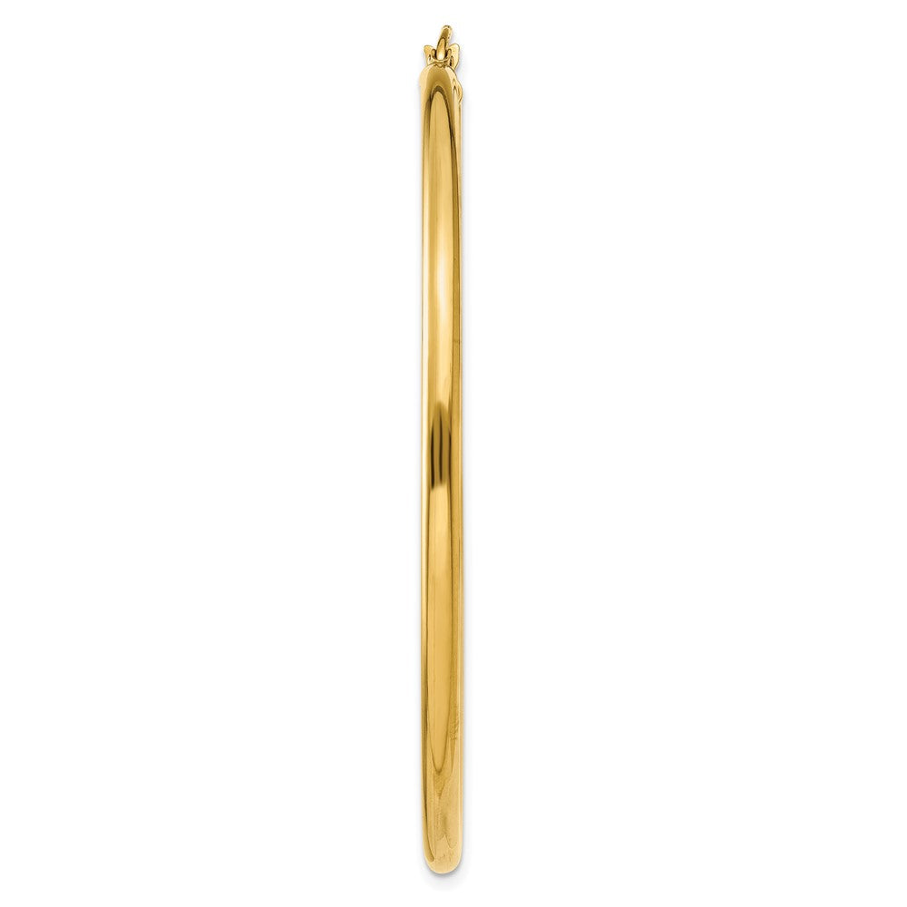 Single 14K Polished 2.5mm Lightweight Tube Hoop Earring