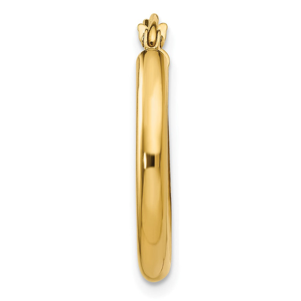 Single 14K Polished 2.5mm Tube Hoop Earring