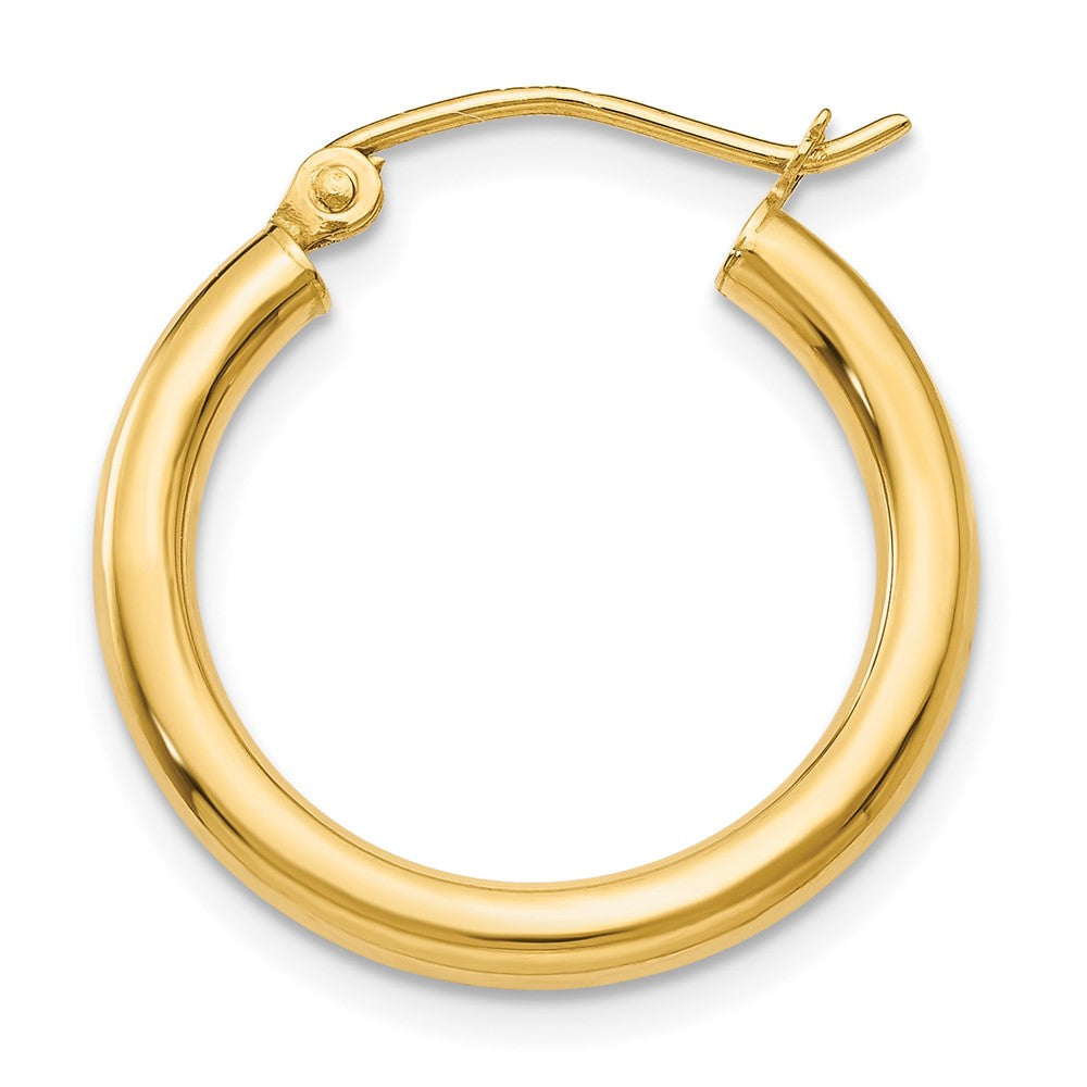 Single 14K Polished 2.5mm Tube Hoop Earring