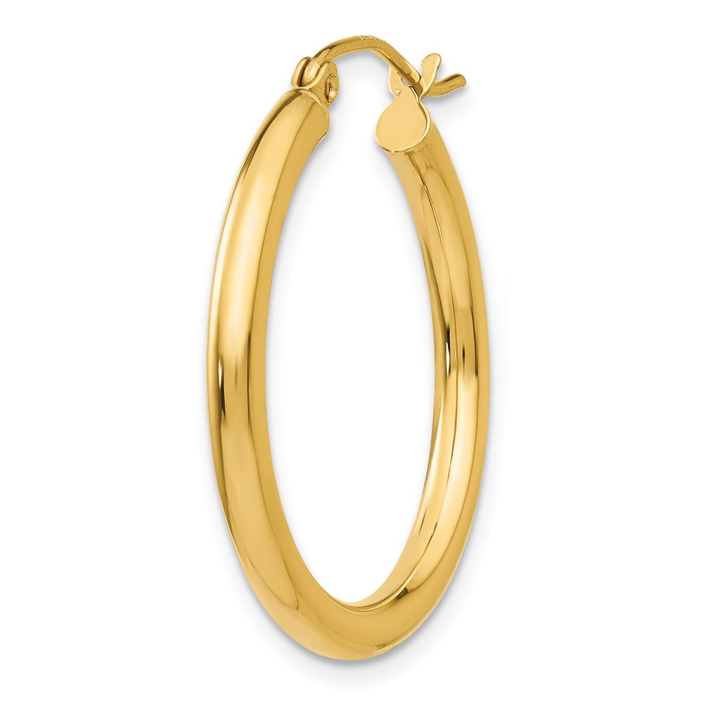 Single 14K Polished 2.5mm Tube Hoop Earring
