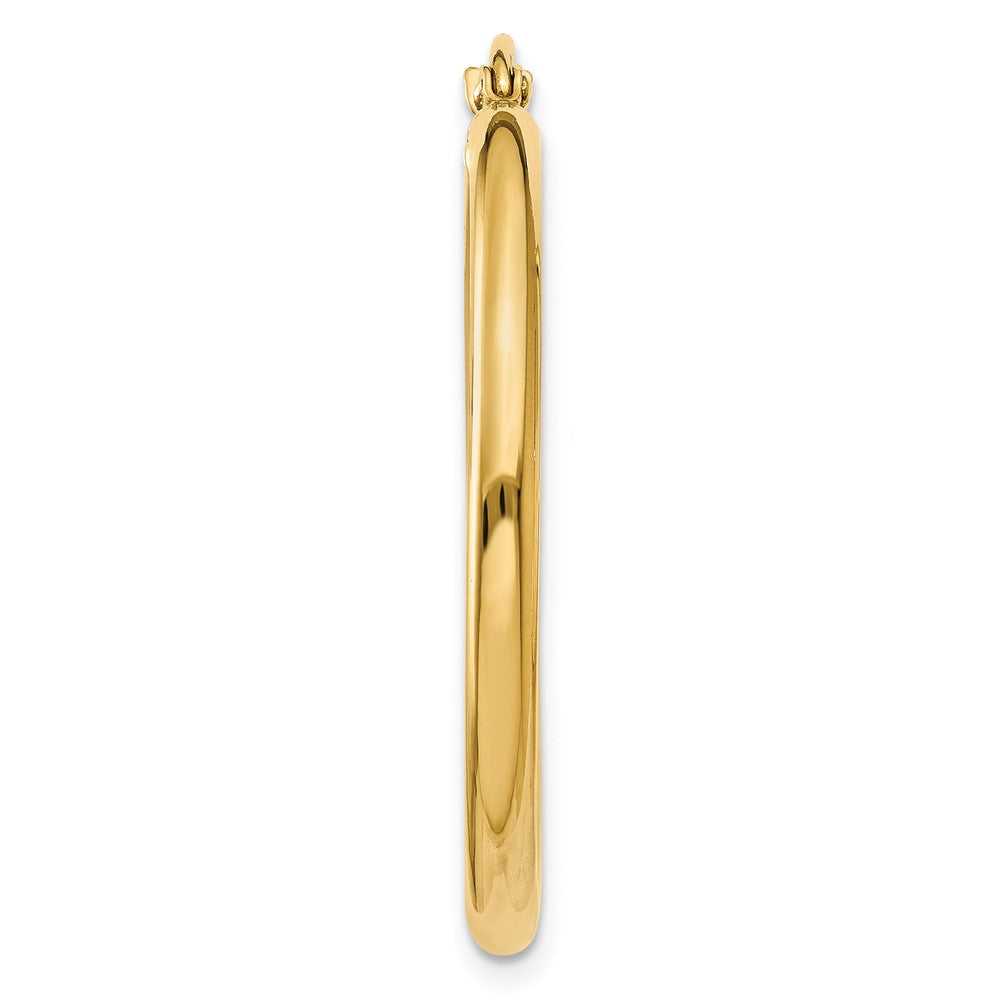 Single 14K Polished 2.5mm Tube Hoop Earring