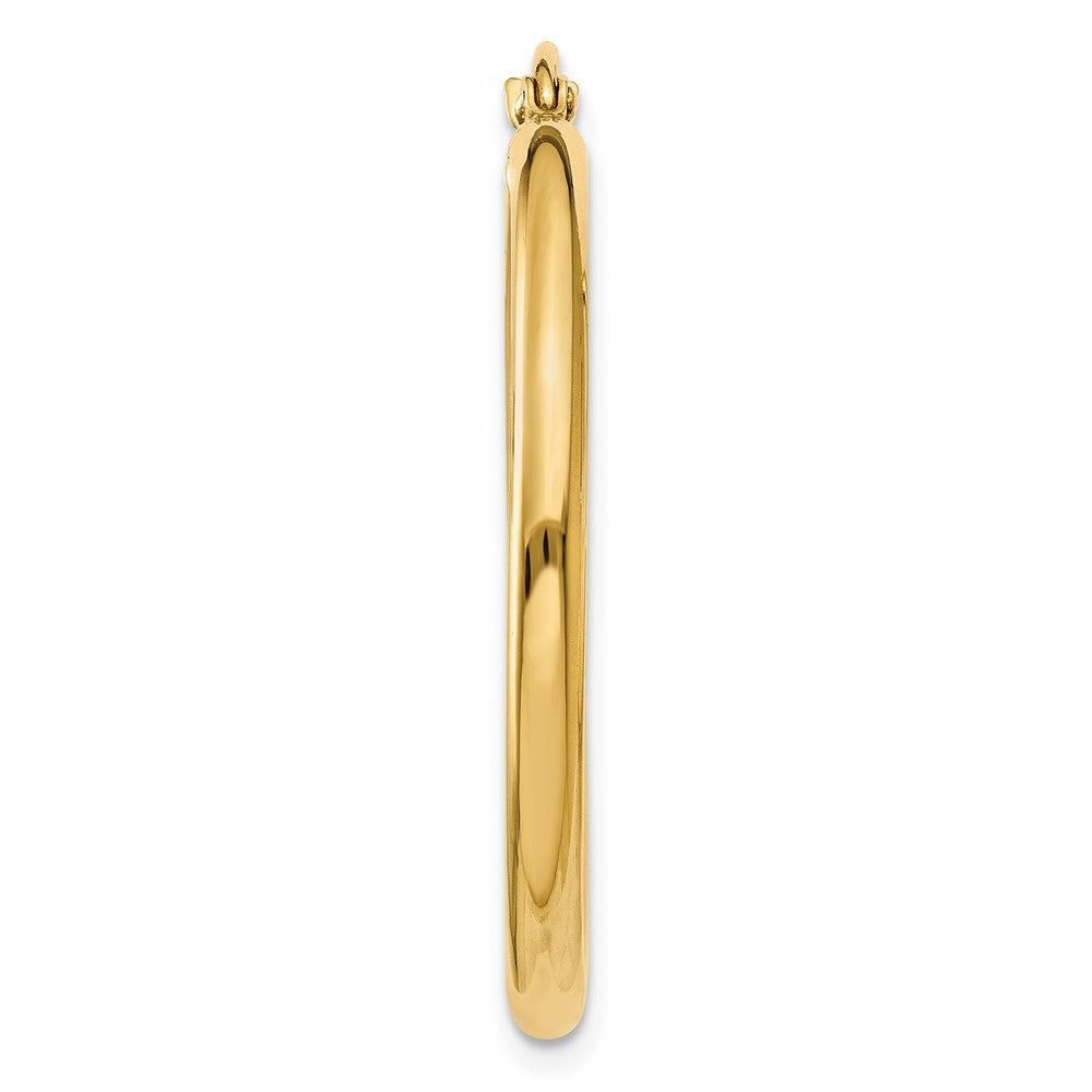 Single 14k Polished 2.5mm Lightweight Tube Hoop Earring