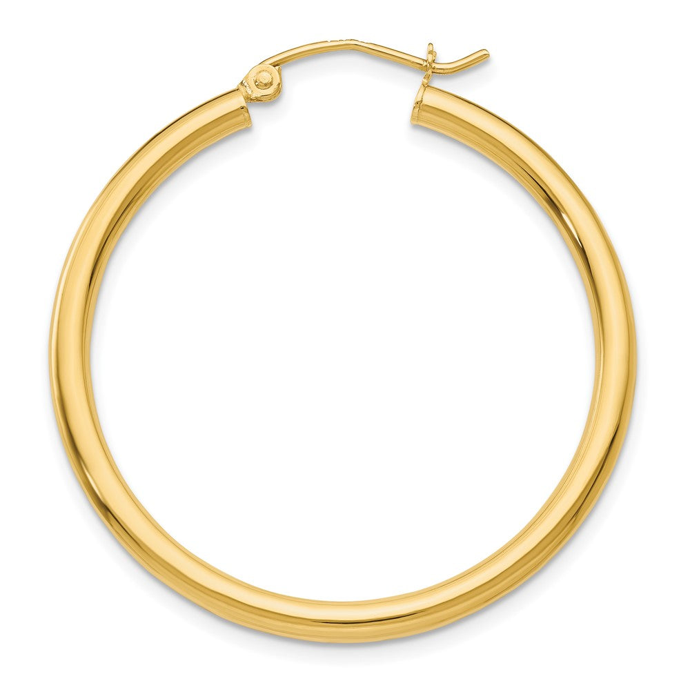 Single 14K Polished 2.5mm Tube Hoop Earring