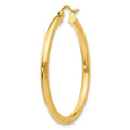 Single 14k Polished 2.5mm Lightweight Tube Hoop Earring