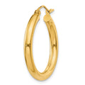 Single 14k Polished 3mm Tube Hoop Earring