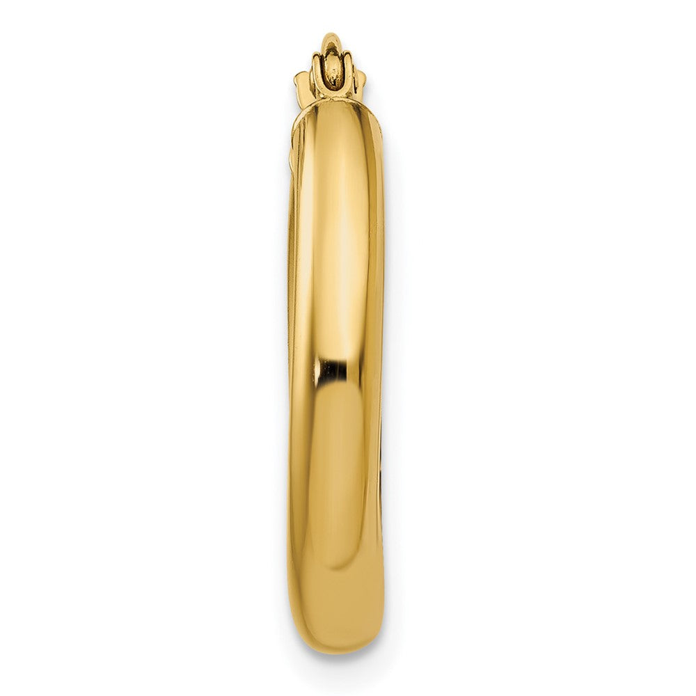 Single 14k Polished 3mm Tube Hoop Earring