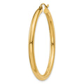Single 14K Polished 3mm Tube Hoop Earring