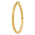 Single 14K Polished 3mm Tube Hoop Earring