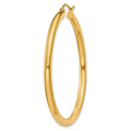 Single 14K Polished 3mm Lightweight Tube Hoop Earring