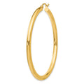 Single 14K Polished 3mm Lightweight Tube Hoop Earring