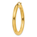 Single 14k Polished 4mm Lightweight Tube Hoop Earring
