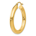 Single 14k Polished 4mm Tube Hoop Earring