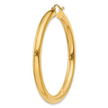 Single 14K Polished 4mm Lightweight Tube Hoop Earring