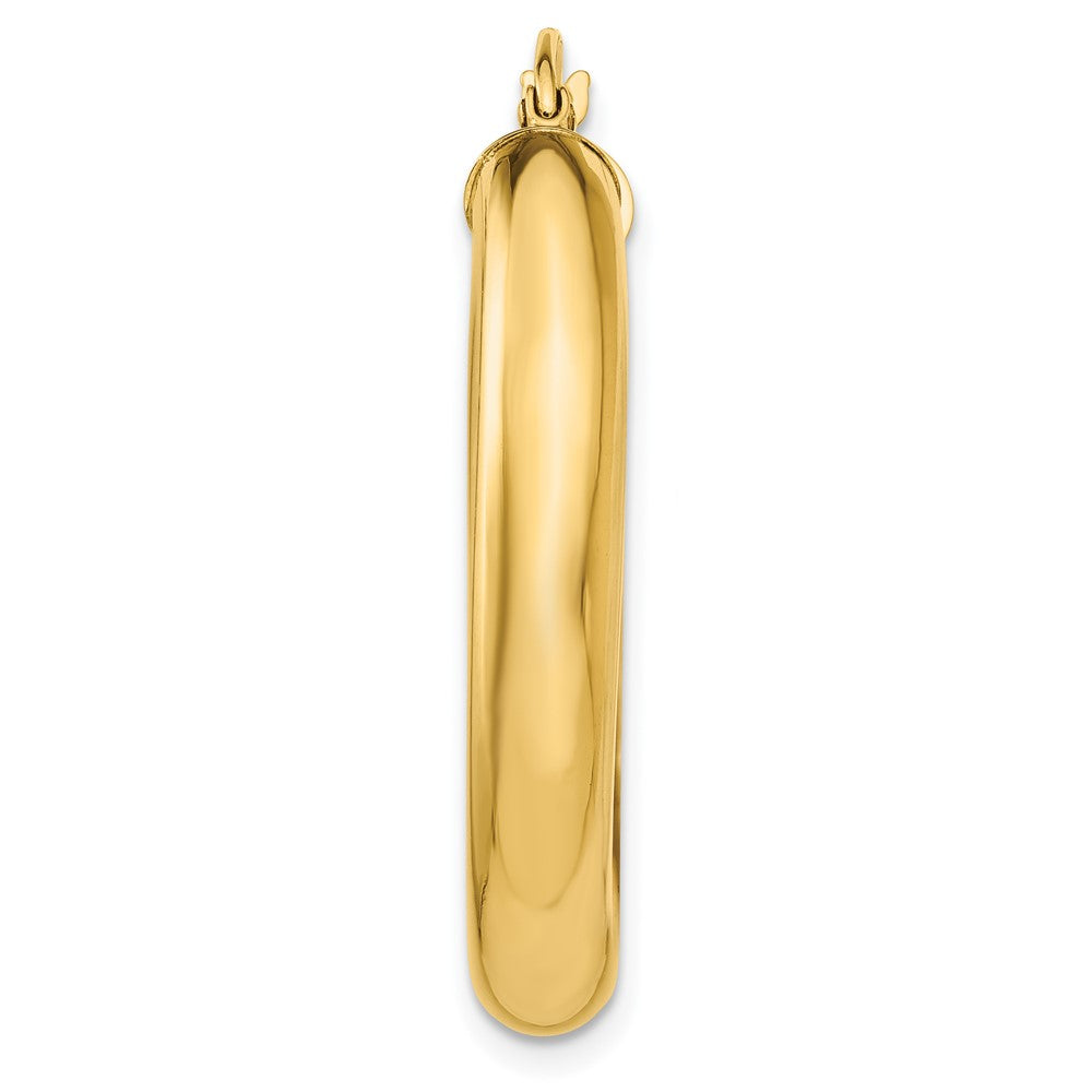 Single 14k Polished 5mm Tube Hoop Earring