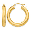 14k Polished 5mm Tube Hoop Earrings