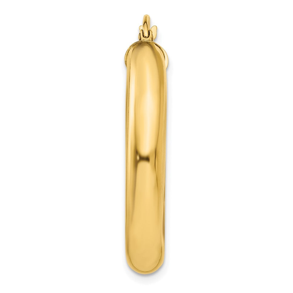 Single 14k Yellow Polished 5mm Lightweight Hoop Earring