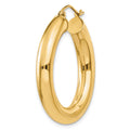 Single 14k Yellow Polished 5mm Lightweight Hoop Earring