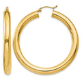 14k Polished 5mm Tube Hoop Earrings