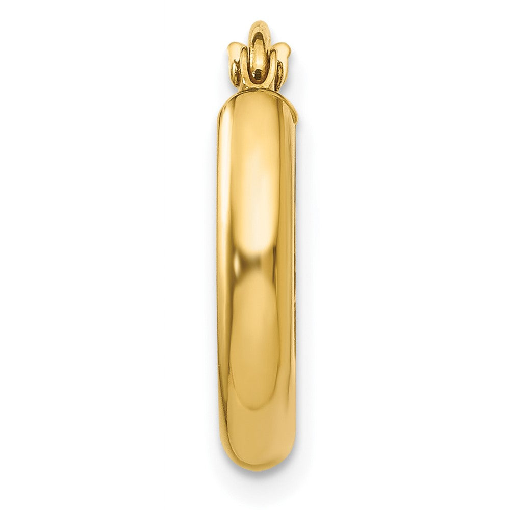 Single 14k Polished Hoop Earring