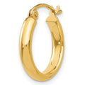 Single 14k Polished Hoop Earring