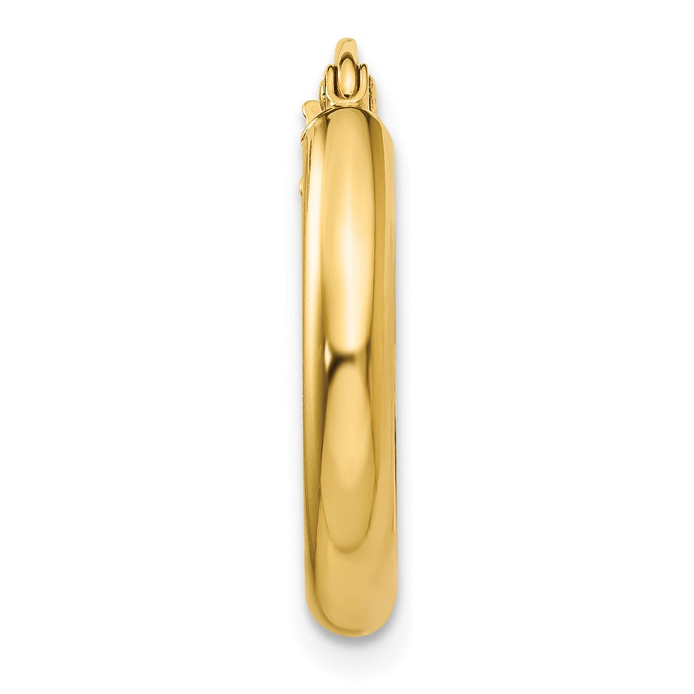 Single 14k Polished Hoop Earring