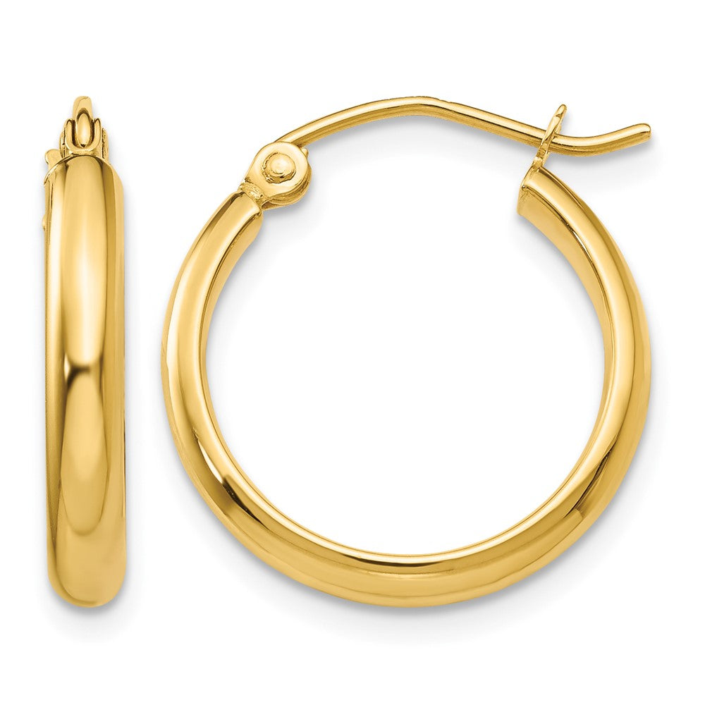 14k Polished Hoop Earring
