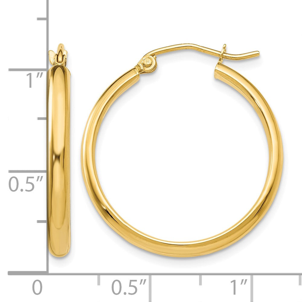 14k Polished Hoop Earring