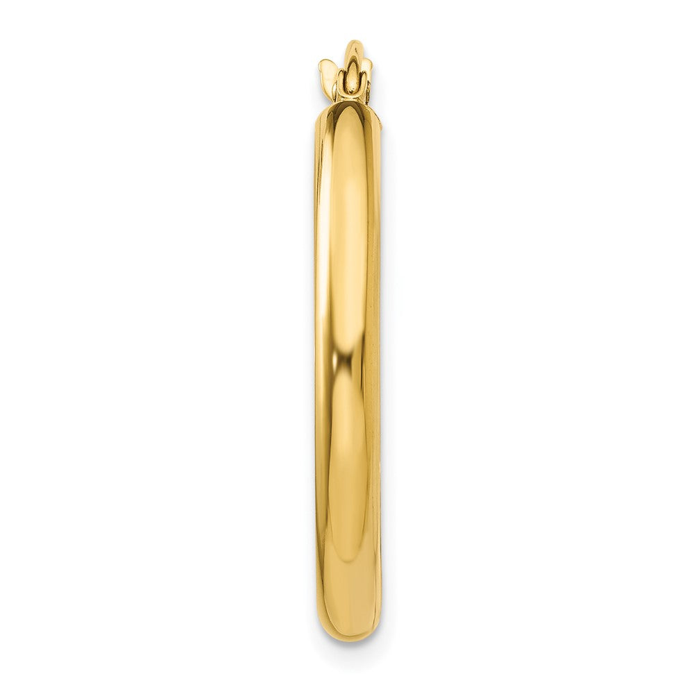 Single 14k Polished Hoop Earring