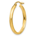 Single 14k Polished Hoop Earring