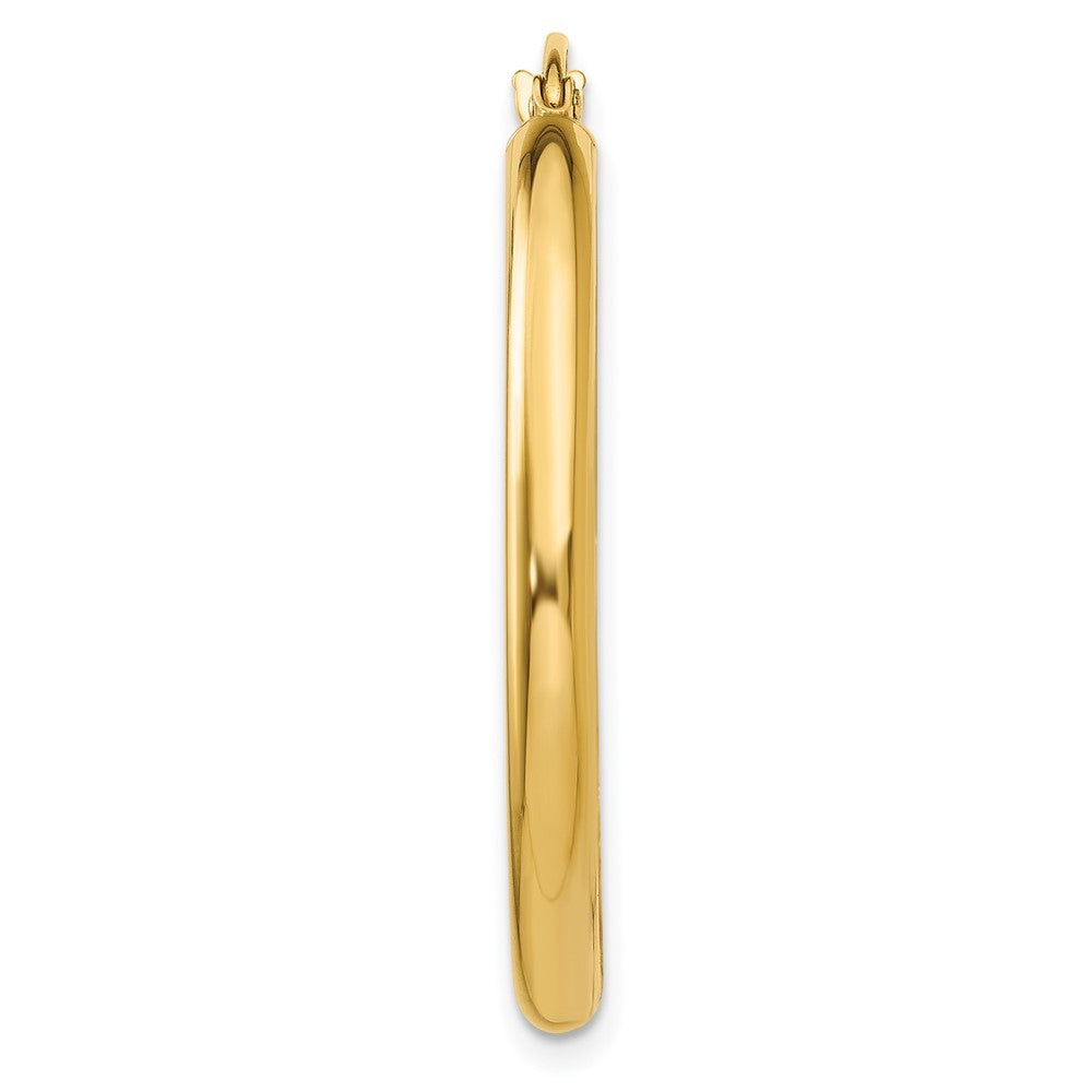 Single 14k Polished Hoop Earring