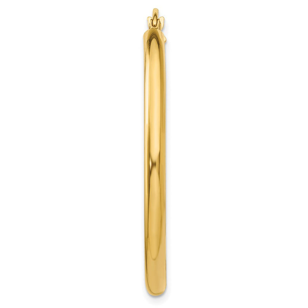 Single 14k Polished Hoop Earring