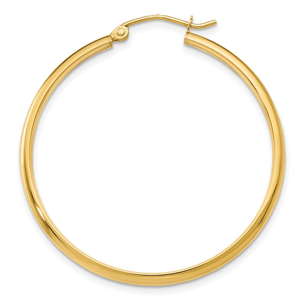 Single 14k Polished Hoop Earring