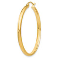 Single 14k Polished Hoop Earring