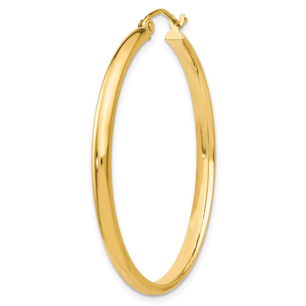 Single 14k Polished Hoop Earring