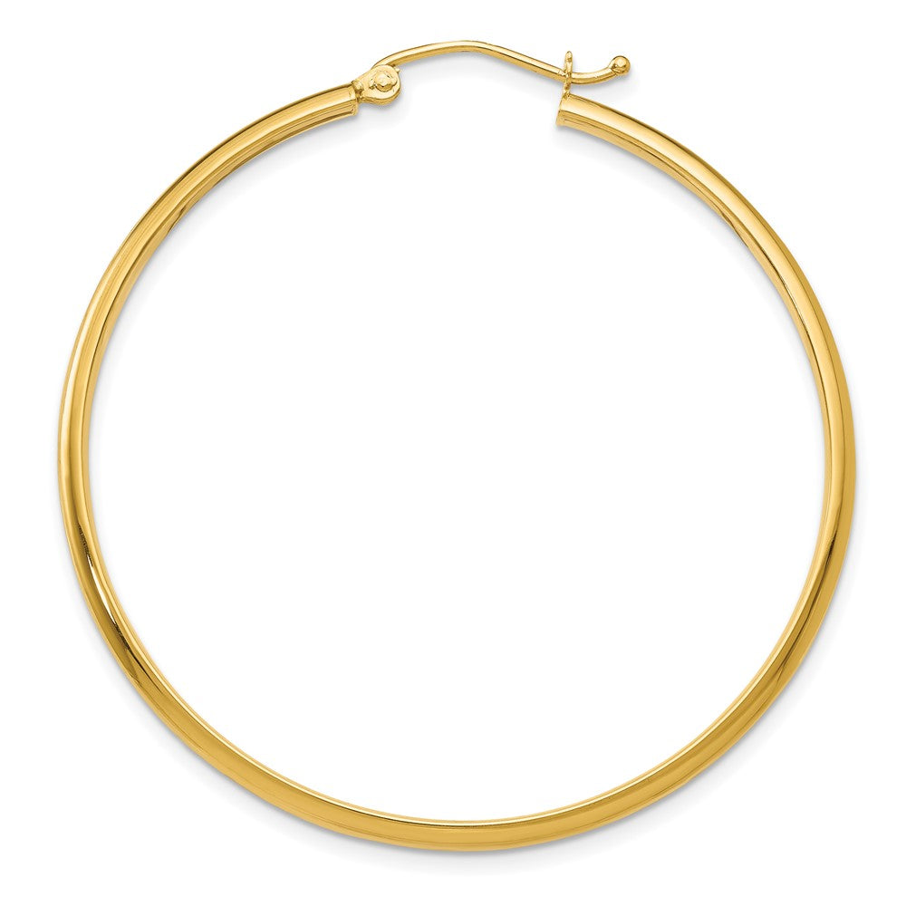 Single 14k Polished Hoop Earring