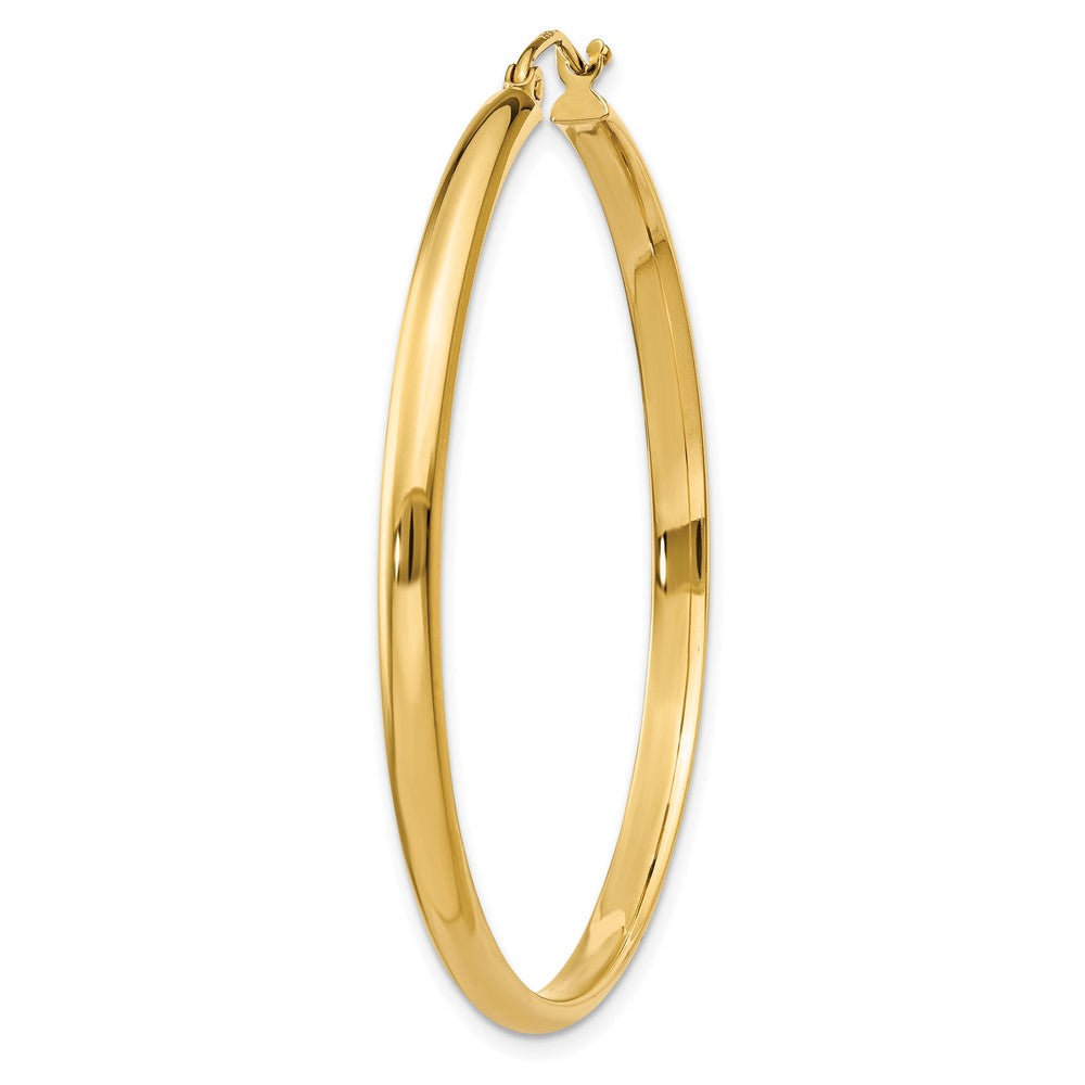 Single 14k Polished Hoop Earring