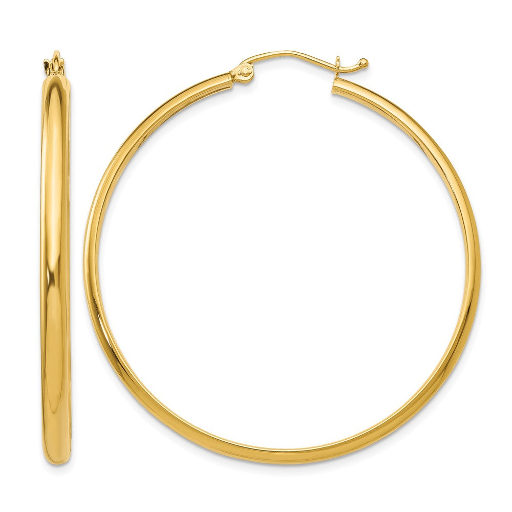 14k Polished Hoop Earring
