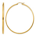 14k Polished Hoop Earring